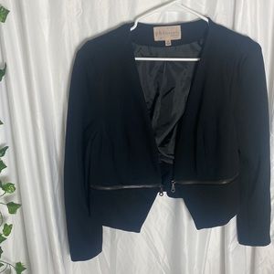 Philosophy medium black blazer jacket business casual look dress up or down